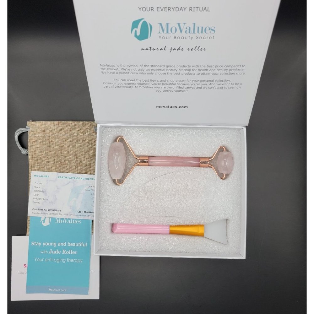 Original Jade Roller Noiseless Design Pink New in Box Authentic